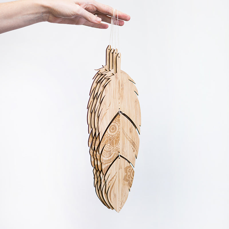 Mini Mandala Feather