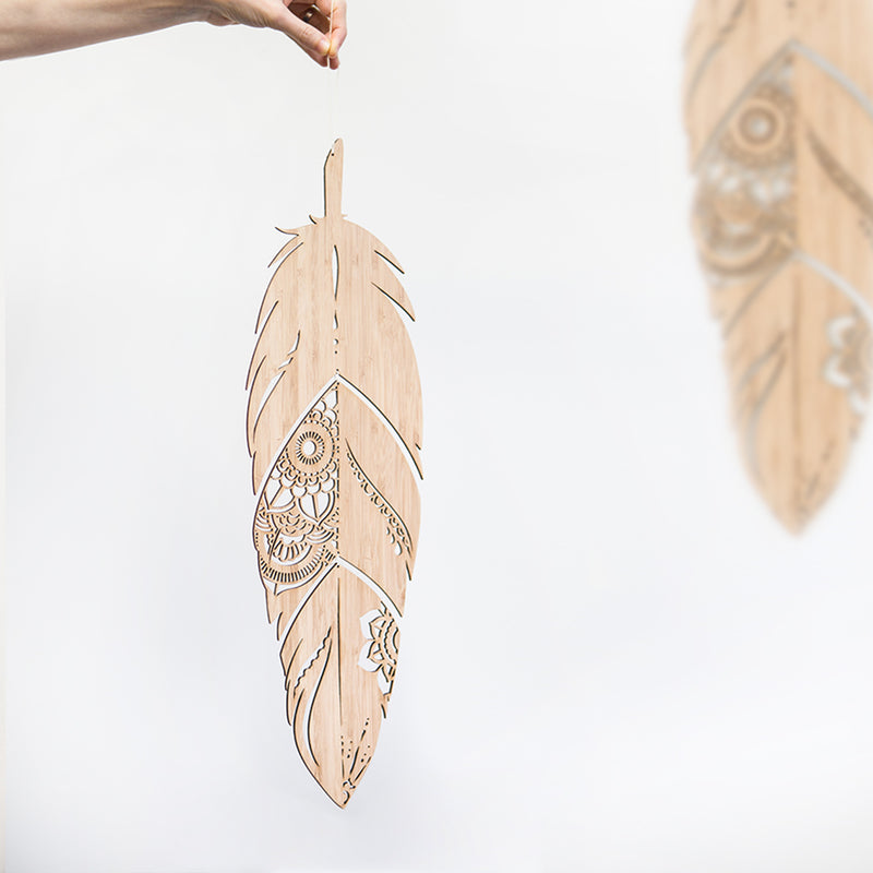 Medium Mandala Feather