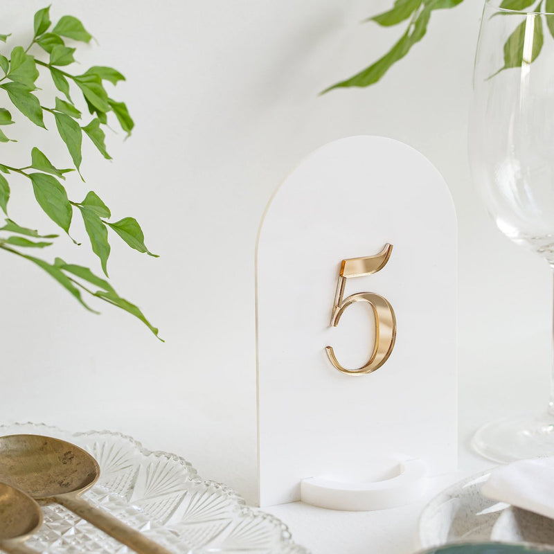 Arched Table Numbers