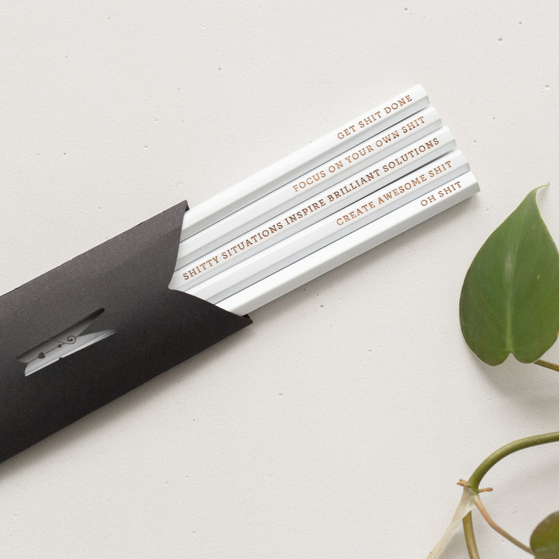 'Motivational Shit' Pencils - Set of 5
