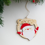 Jolly Santa Ornament