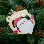 Jolly Santa Ornament