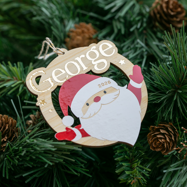Jolly Santa Ornament