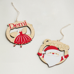 Jolly Santa Ornament
