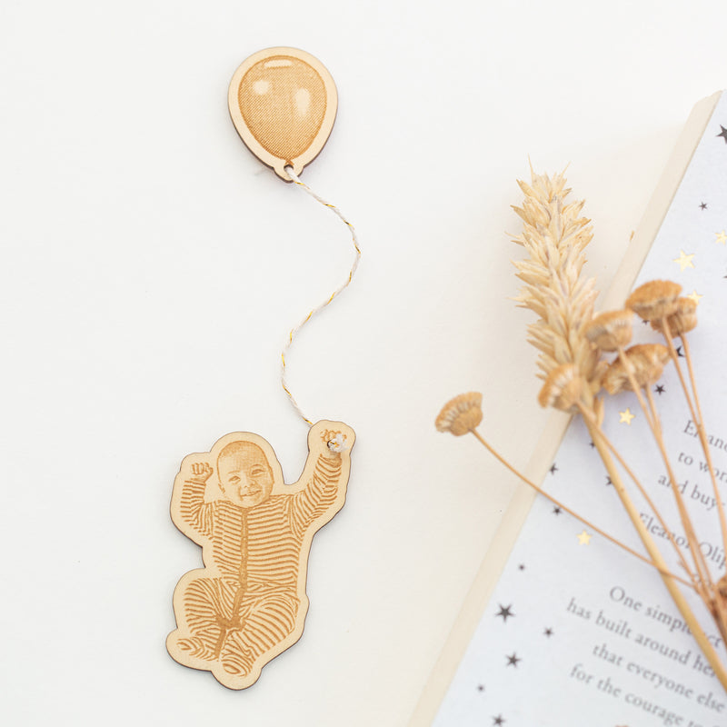 Balloon Portrait Bookmark