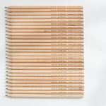 Custom Engraved Pencils - Set of 25